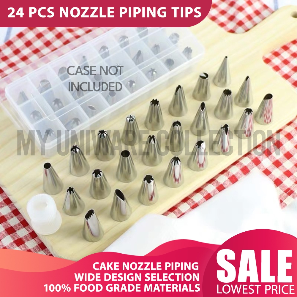 Pcs Set Cream Cake Icing Piping Tips Russian Nozzles Rose Pastry Tips