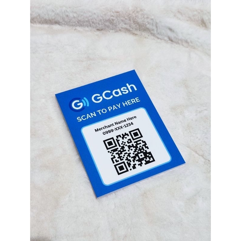 Online Payment QR Code Signage Standee On Sintra Board GCash Maya