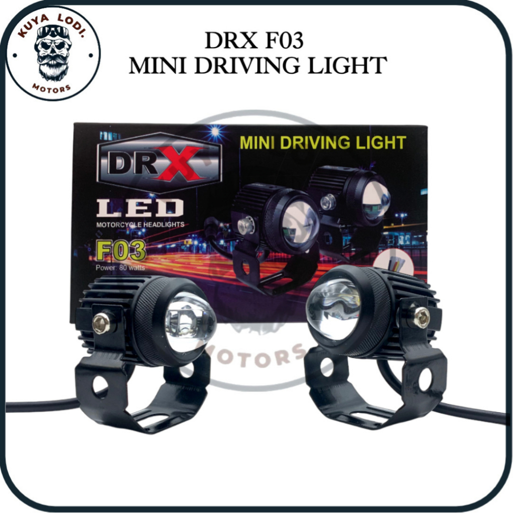 KuyaLODI Motorcycle Universal DRX F03 Mini Driving Light Shopee