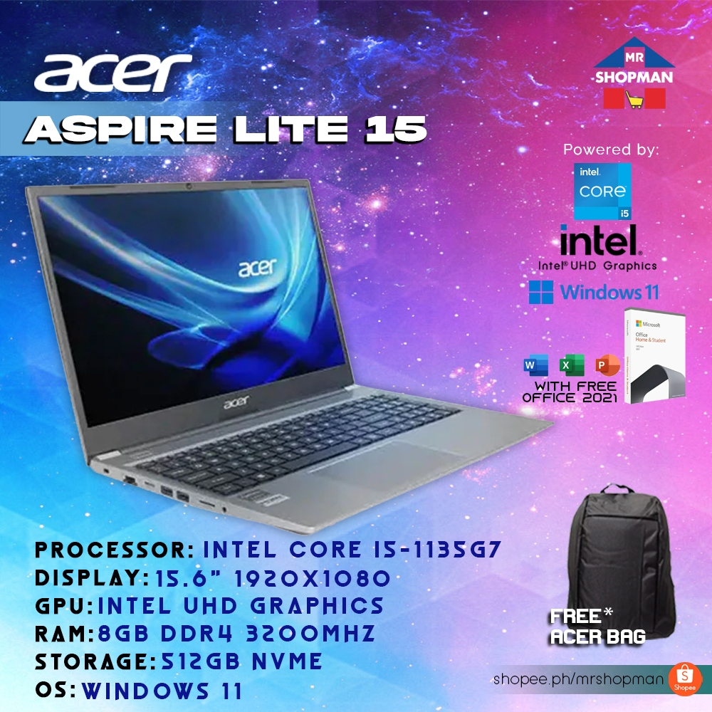 Aspire Lite Al M R Intel Core I G Gb Gb Ssd