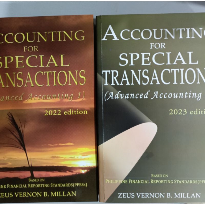 Accounting For Special Transactions By Millan Shopee