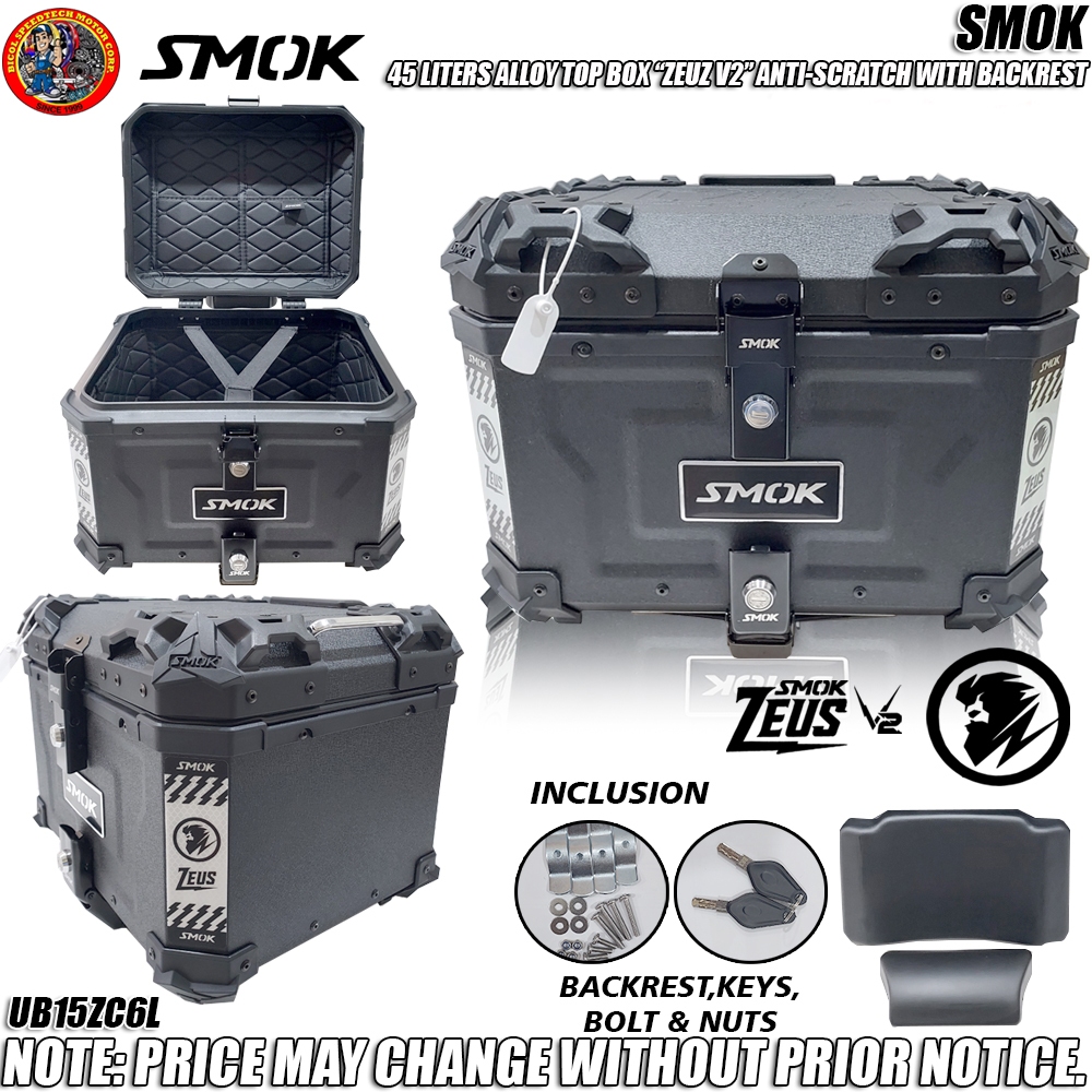 Smok L Alloy Top Box Black Zeus V Anti Scratch W Backrest