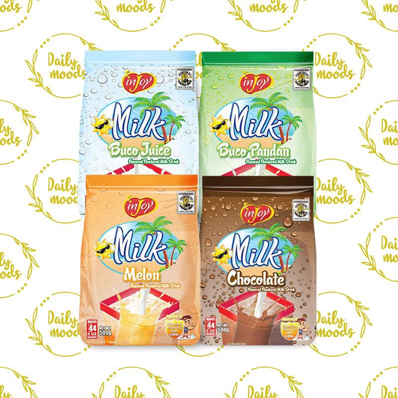 Injoy Palamig Milk Chocolate Makapuno Buco Buco Pandan Powder Mix