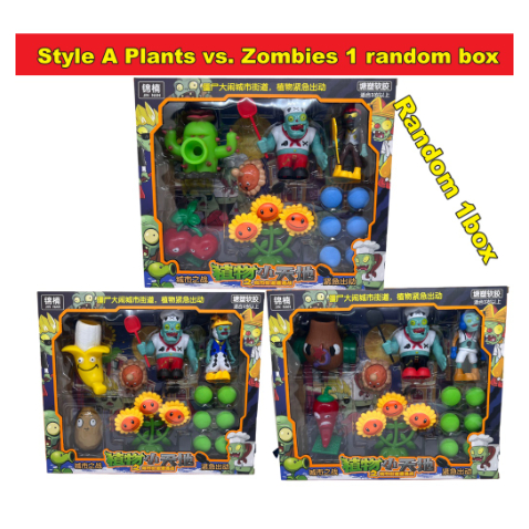 New Plants Vs Zombies Toys Set Shopee Philippines