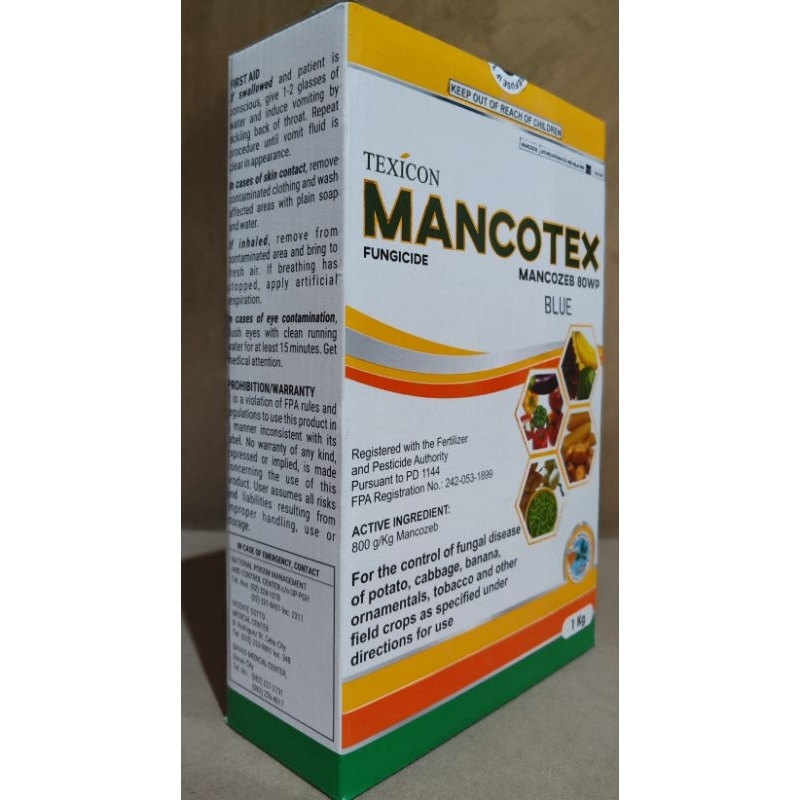 Mancotex Blue Mancozeb Blue 80WP 1Kg Fungicide Shopee Philippines