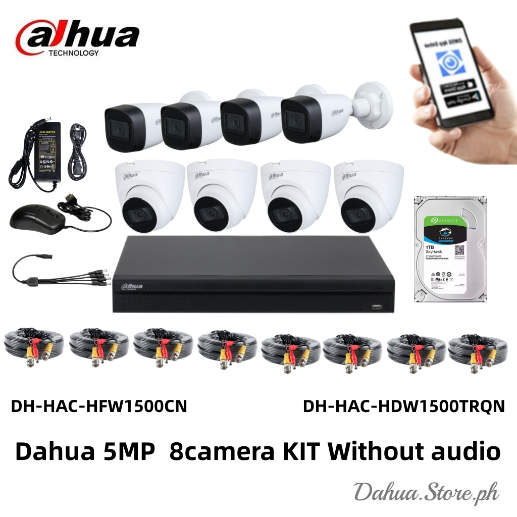 Dahua Mp Cctv Package Ch Cctv Kit K Hd Dvr Complete Cctv Package