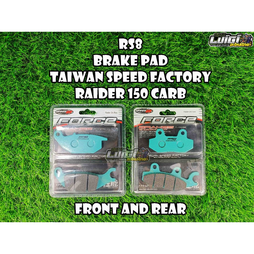 Suzuki Raider Carb Rs Brake Pad Front And Rear Taiwan Speed