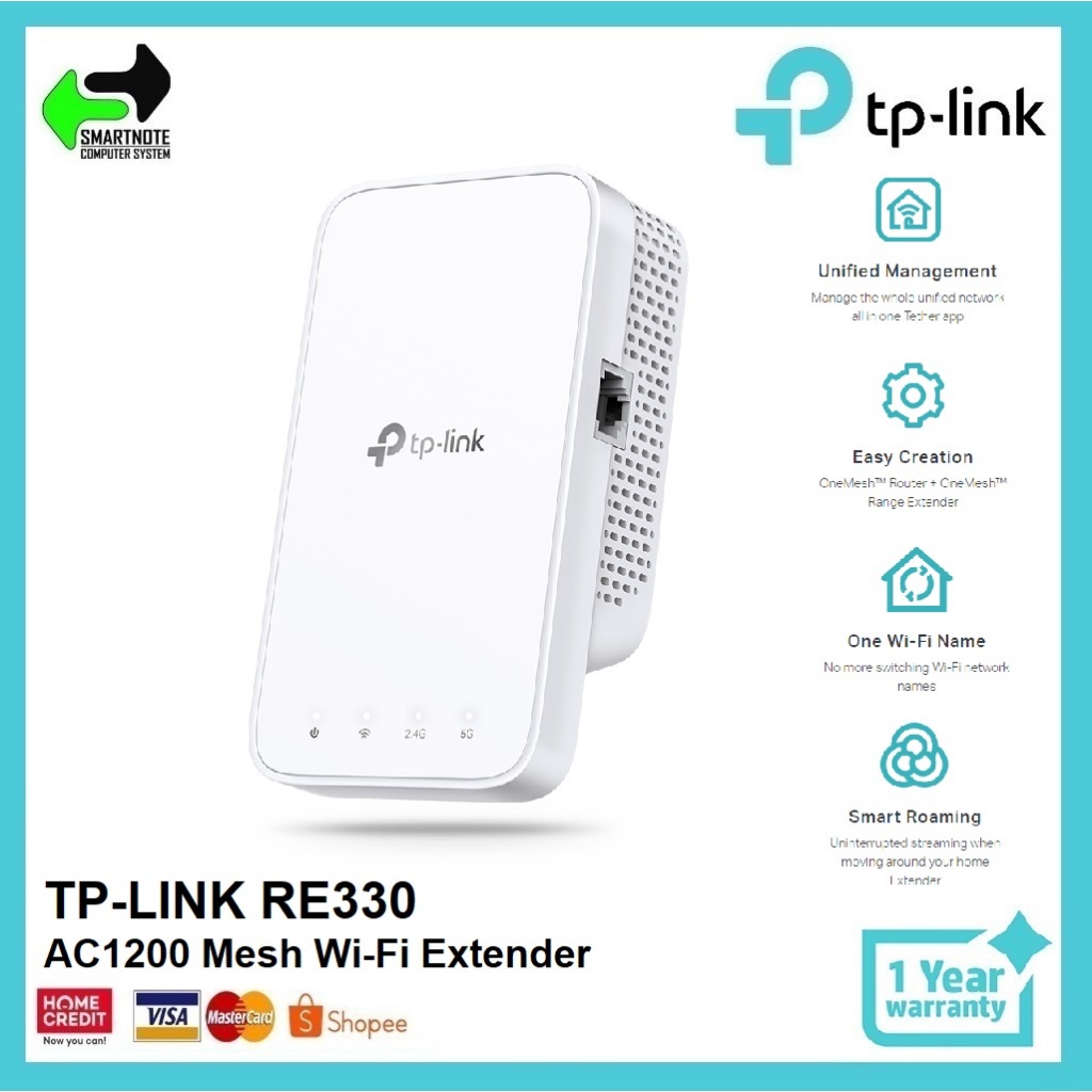 TP Link RE330 AC1200 1 2GHz Mesh Wi Fi Range Extenders WiFi Repeater