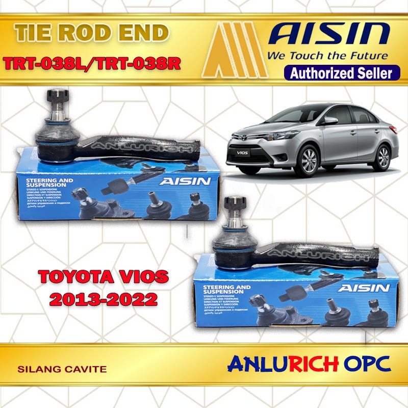 AISIN TIE ROD END TOYOTA VIOS 2013 2022 SET 2pcs TRT 038L TRT 038R