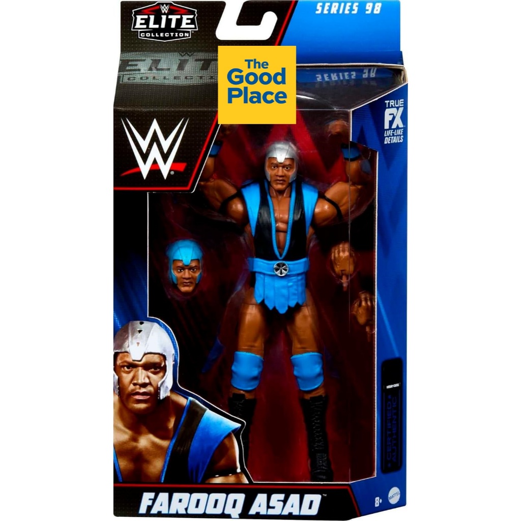 Mattel Wwe Elite Collection Series Farooq Asad Figure With Alternate