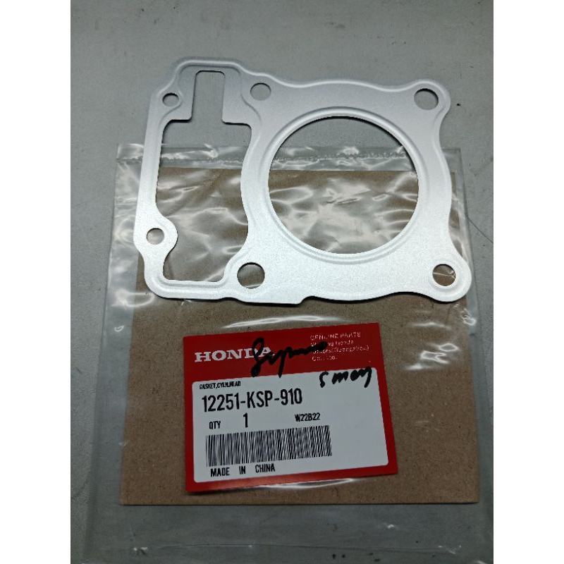 Honda TMX150 Supremo Cylinder Head Gasket Genuine Shopee Philippines