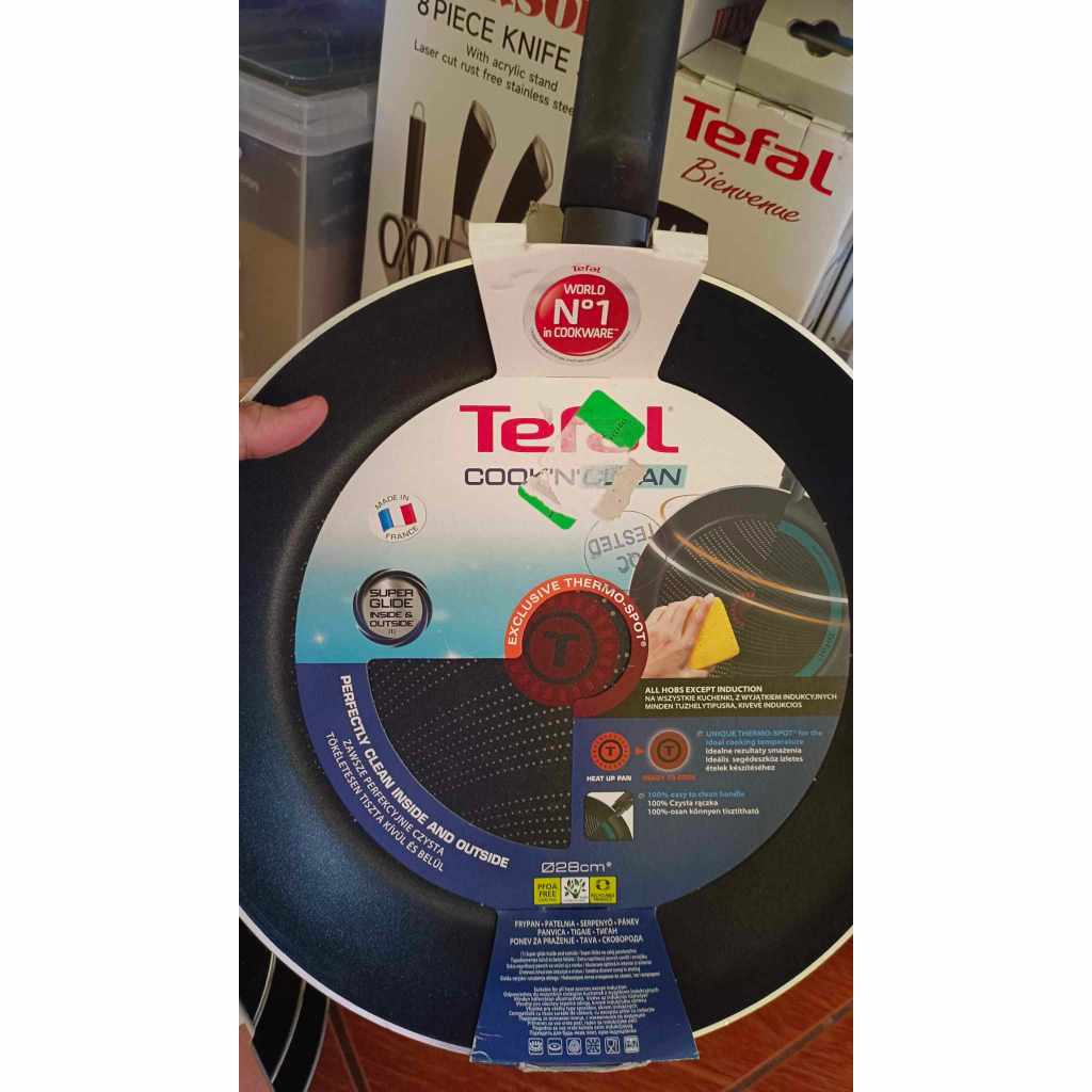 Tefal Cook And Clean Frying Pan 28cm Non Stick Made In France Shopee