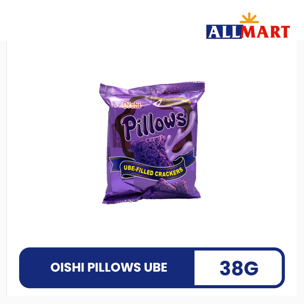 Oishi Pillows Ube 38g Shopee Philippines