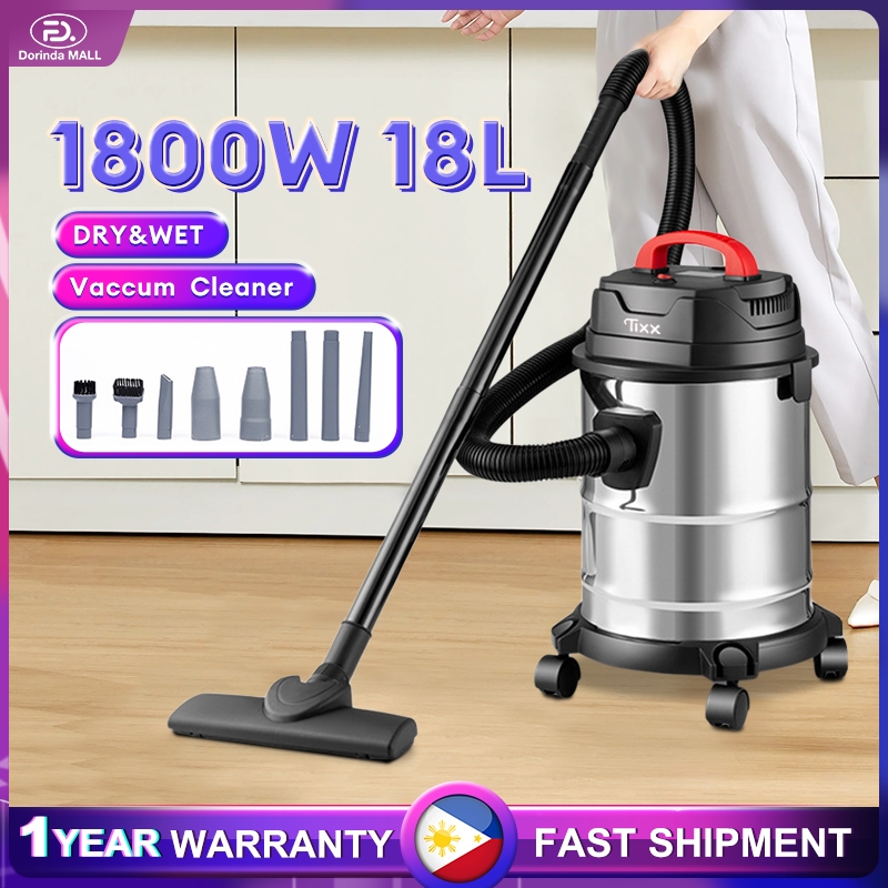 Tixx Vacuum Cleaner For Home 15L 18L Vaccum Cleaner Suit For Wet And