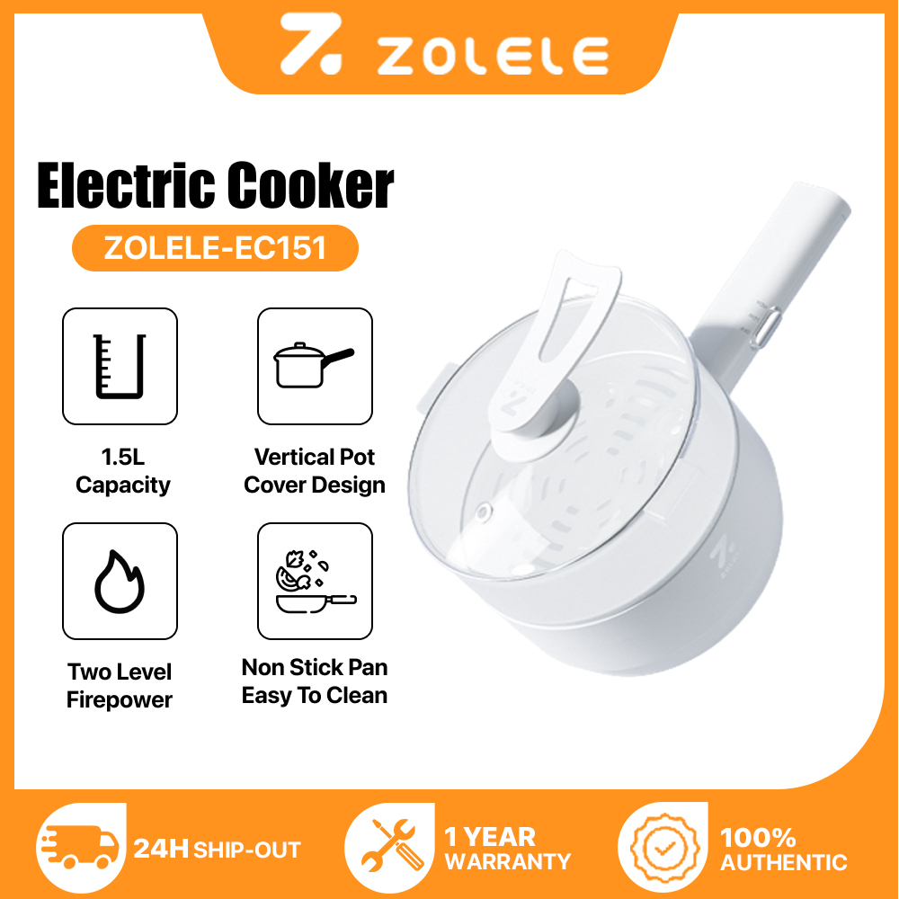 Zolele Ec Electric Cooker Non Stick Pan L Multi Cooker With