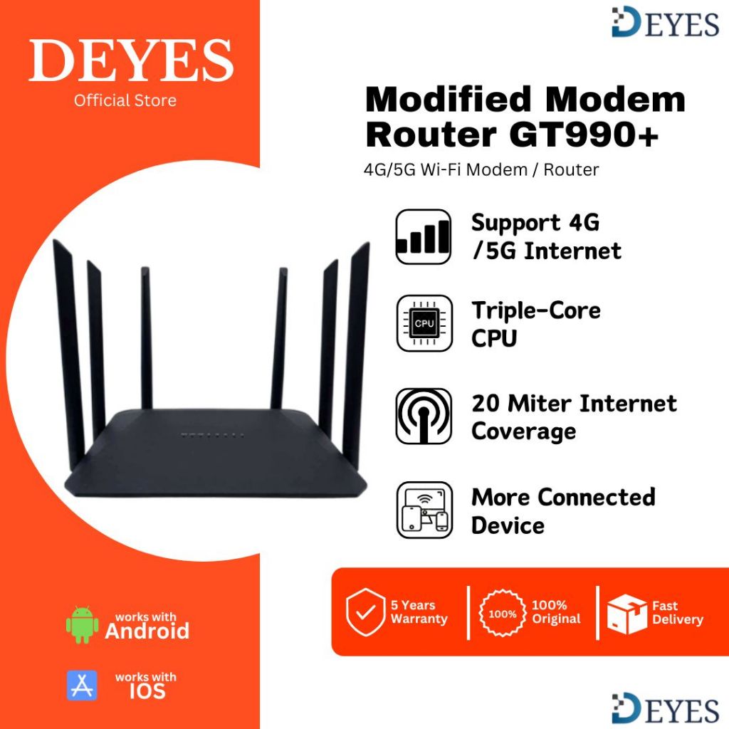 Fast Delivery Modified WIFI Modem Turbo Router GT990 Router Modified