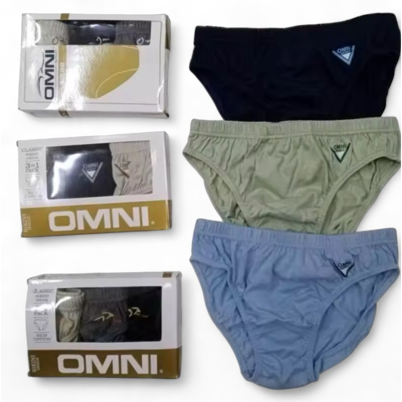 Omni 3in1 Bikini Brief For Men By So En Shopee Philippines