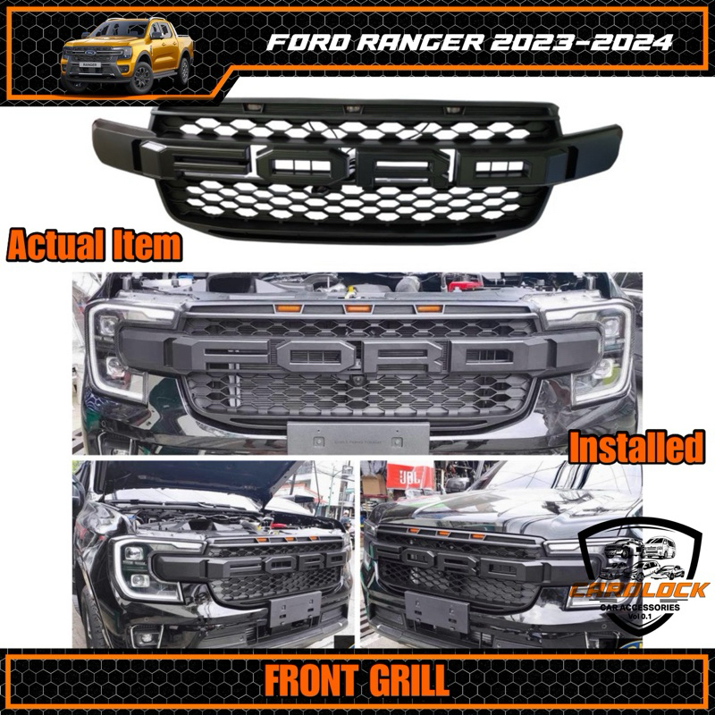 Ford Ranger Xlt Sport Wildtrack Front Raptor Grill With