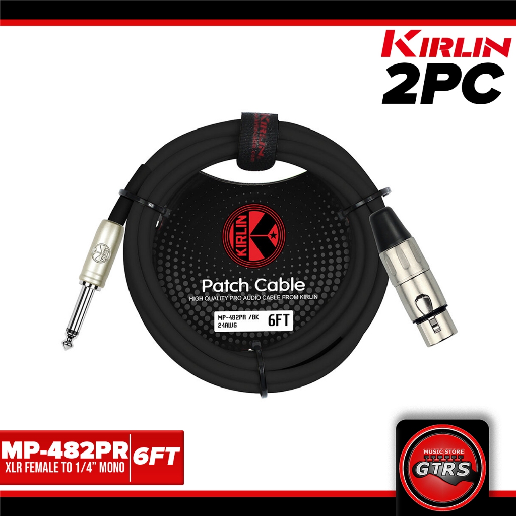 Kirlin Mp Pr Meters M Female Pin Xlr To Mm Mono Plug