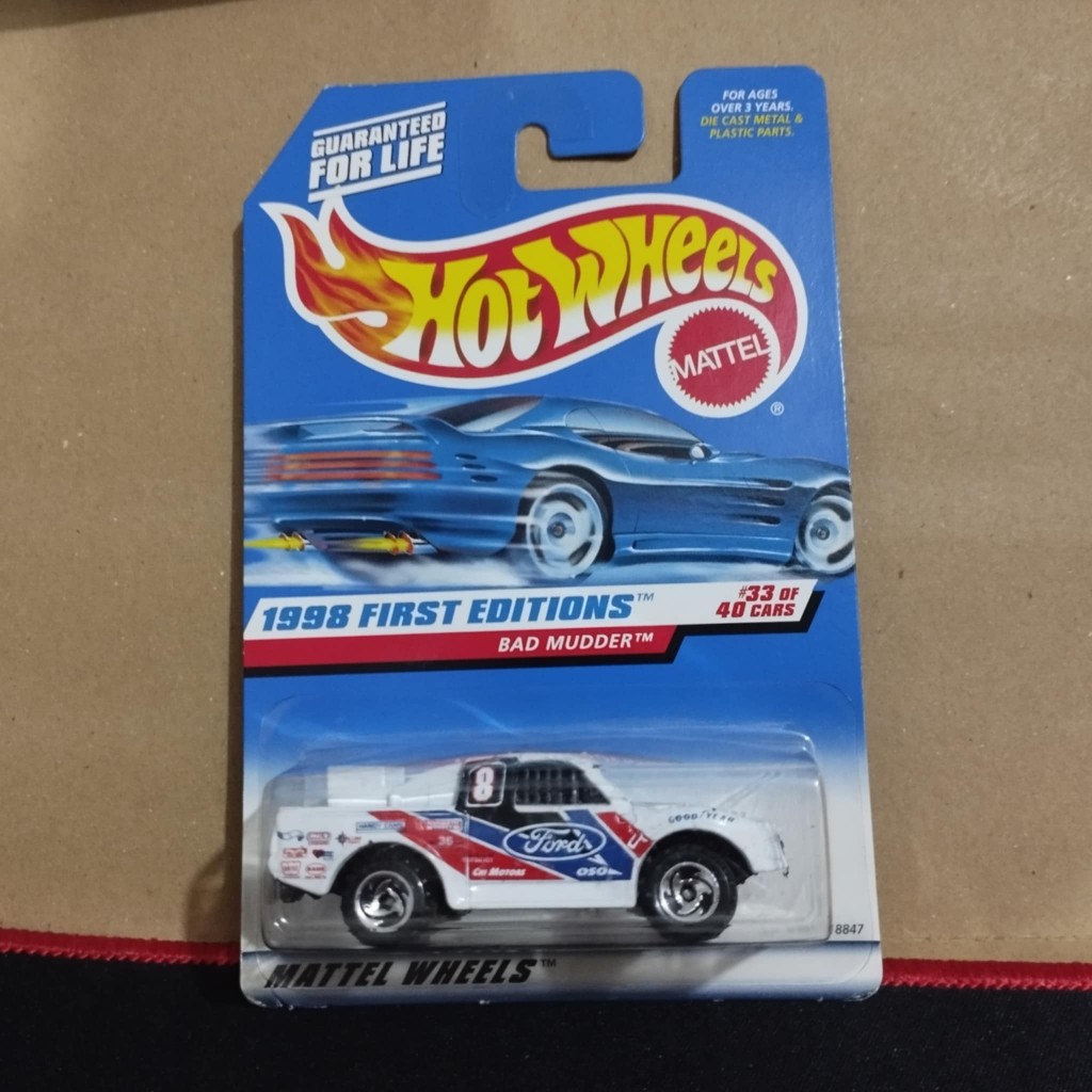 Hot Wheels 1998 First Editions Ford Bad Mudder White Shopee Philippines