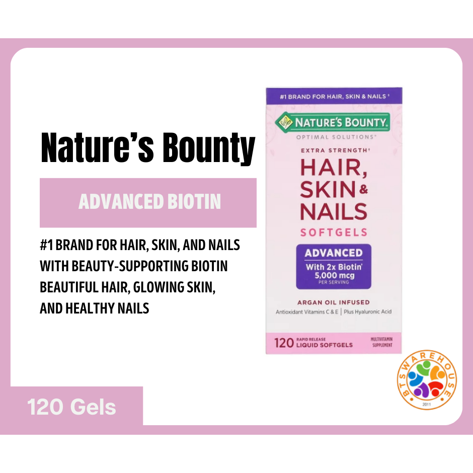 Nature S Bounty Extra Strength Hair Skin Nails Soft Gels 120 Liquid