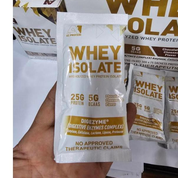 A1 Whey Isolate 25g Protein Per Servings Chocolate Cheesecake Flavor 1