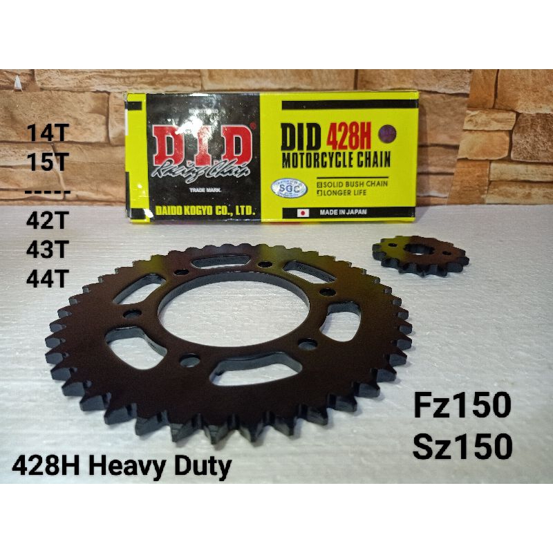 New Shopee Account Yamaha Fz Sz Heavy Duty Sprocket Set Comes