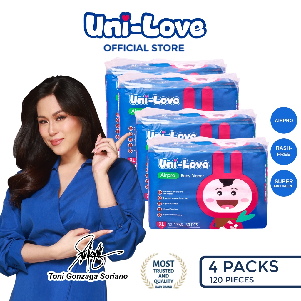 Unilove Airpro Baby Diaper S X Large Pack Of Shopee Philippines