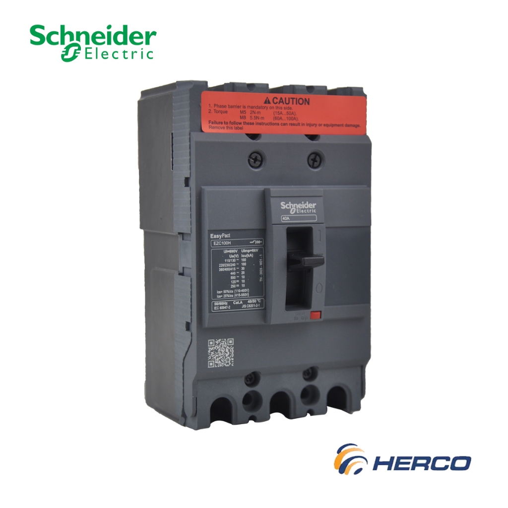 Schneider Easypact EZC100N TMD 40A Circuit Breaker 1P 1D Shopee