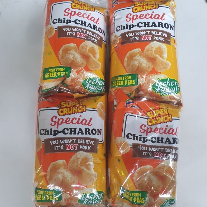 2 Pack Super Crunch Special Chip Charon Lechon Kawali Shopee Philippines