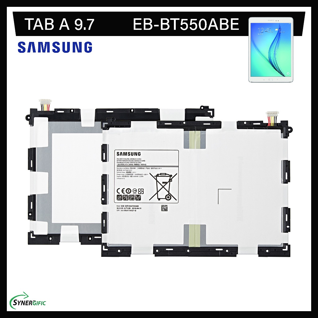 Original Samsung Galaxy Tab A Battery T T Model Eb Bt Abe