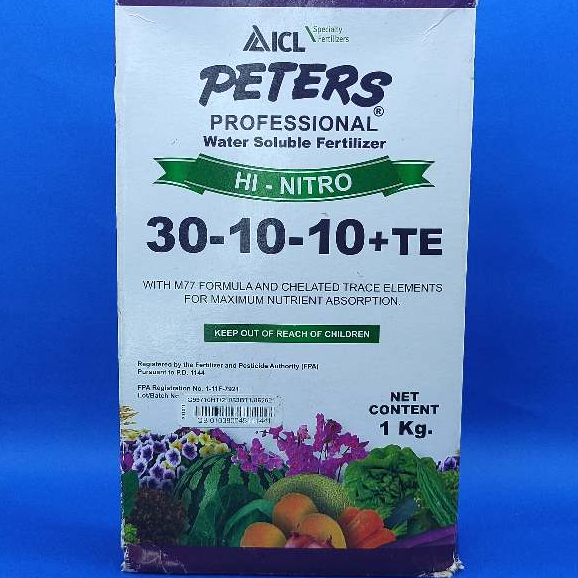 ALLIED BOTANICAL CORP PETERS 30 10 10 FOLIAR FERTILIZER 1 KG Shopee