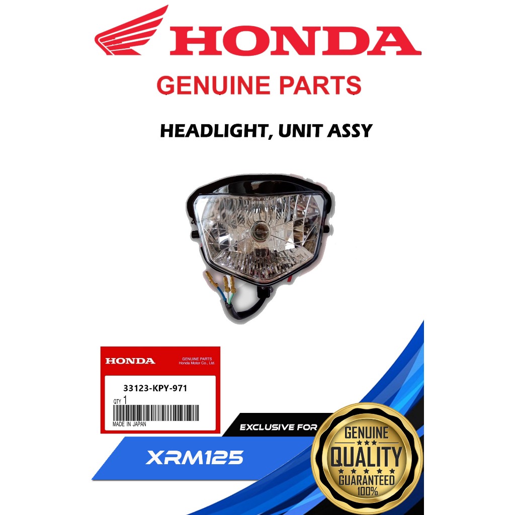 Honda Genuine Headlight Unit Assy For Xrm Trinity Kpy