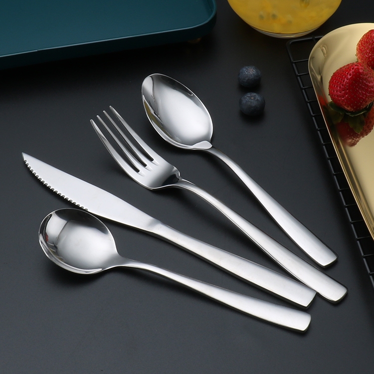 Boutique Stainless Steel Western Tableware Set Dessert Spoon Stirring