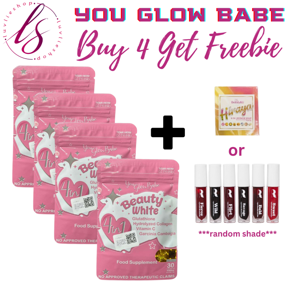 YOU GLOW BABE BEAUTY WHITE Limited Offer With Freebie Shopee