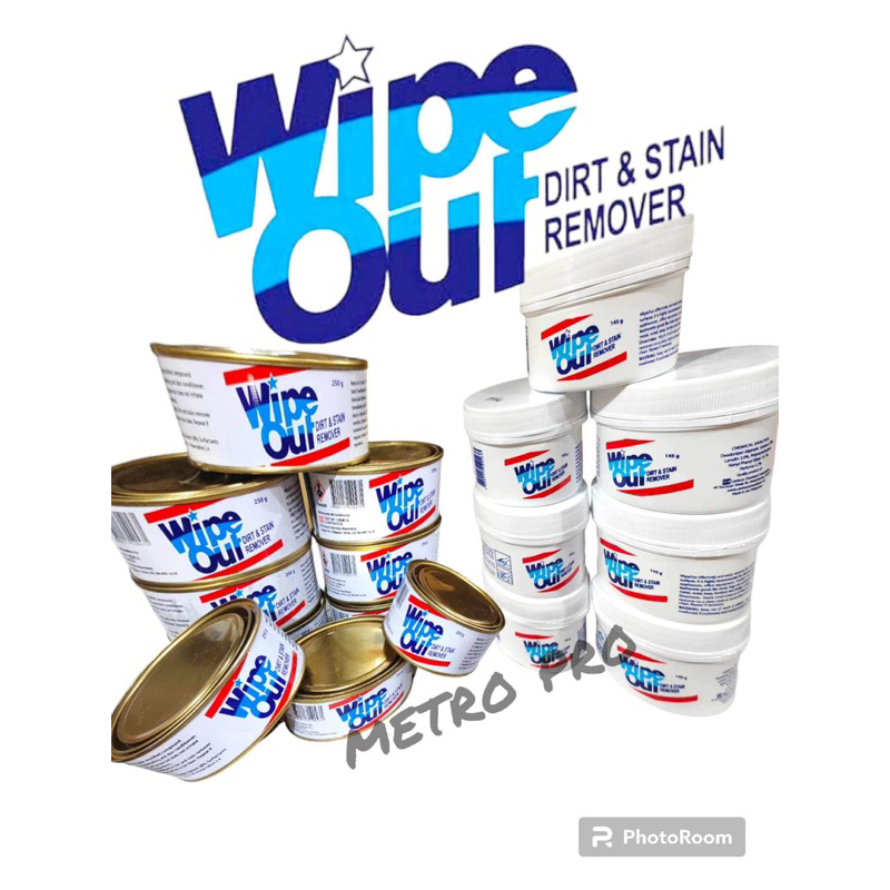 Wipe Out Dirt And Stain Remover Original 145g And 250g Shopee