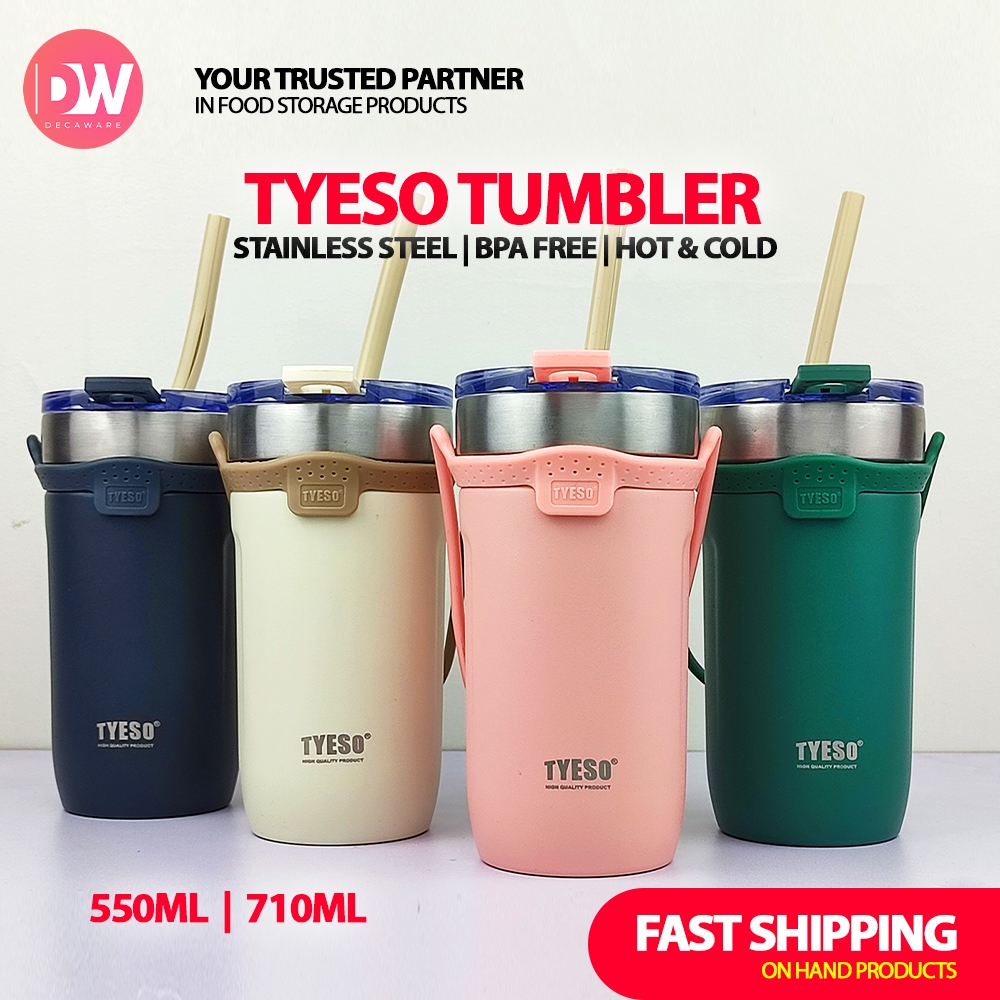 Original Tyeso Stainless Steel Mug Insulate Tumbler Water Bottle With