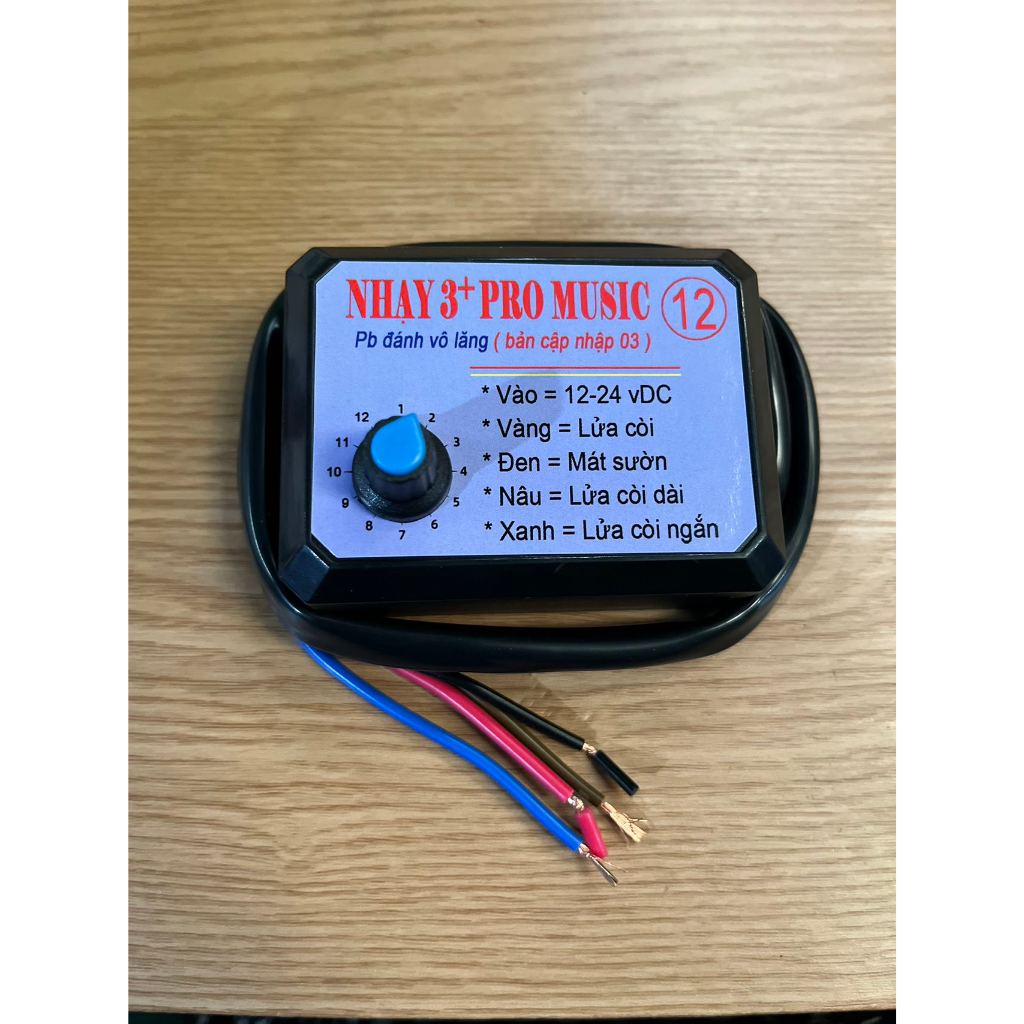 Nhay 3 Pro Music Rapid Horn Relay 12V 24V Universal Music Rapid Horn