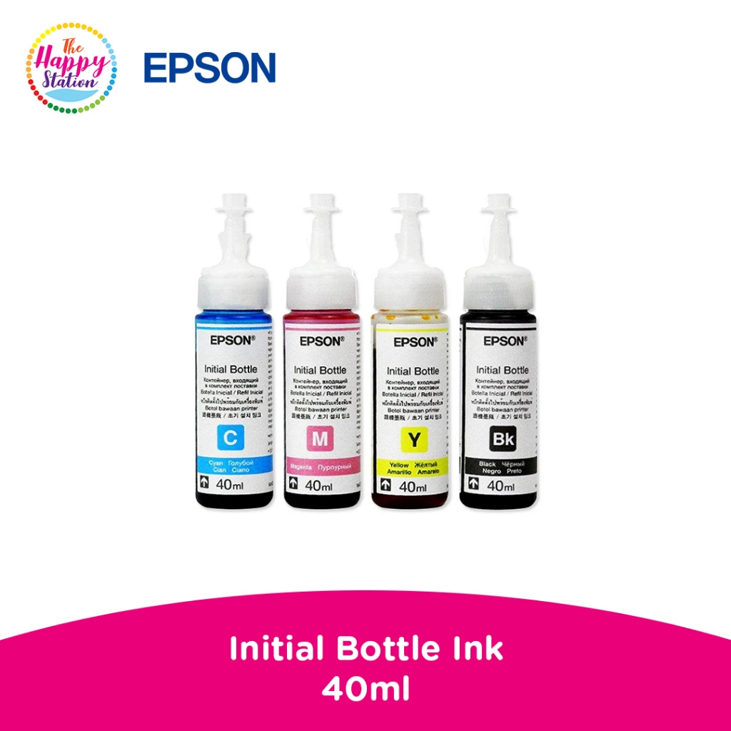 Epson Original Initial Bottle Inks Ml Shopee Philippines