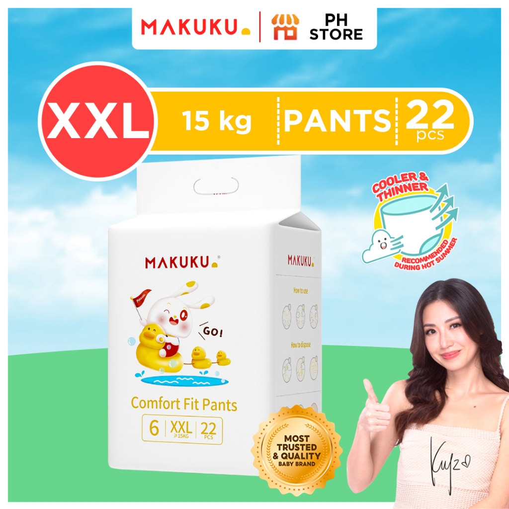 Makuku Baby Super Professional Air Diapers Comfort Fit Pants Xxl S