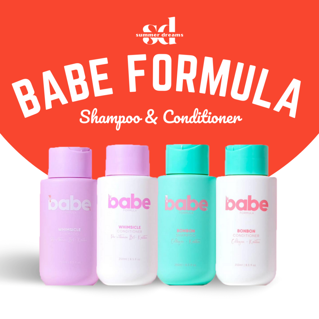 BABE FORMULA Whimsicle Shampoo Conditioner Anti Hair Fall Hair Loss