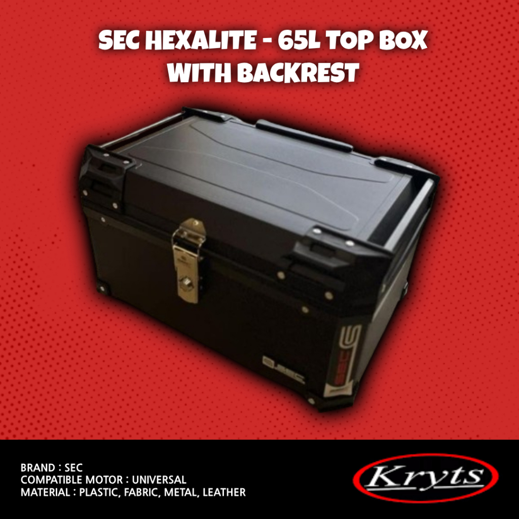 Sec Hexalite L Top Box With Backrest Shopee Philippines