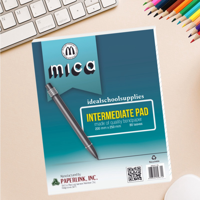 Mica Intermediate Pad 80 Leaves Shopee Philippines