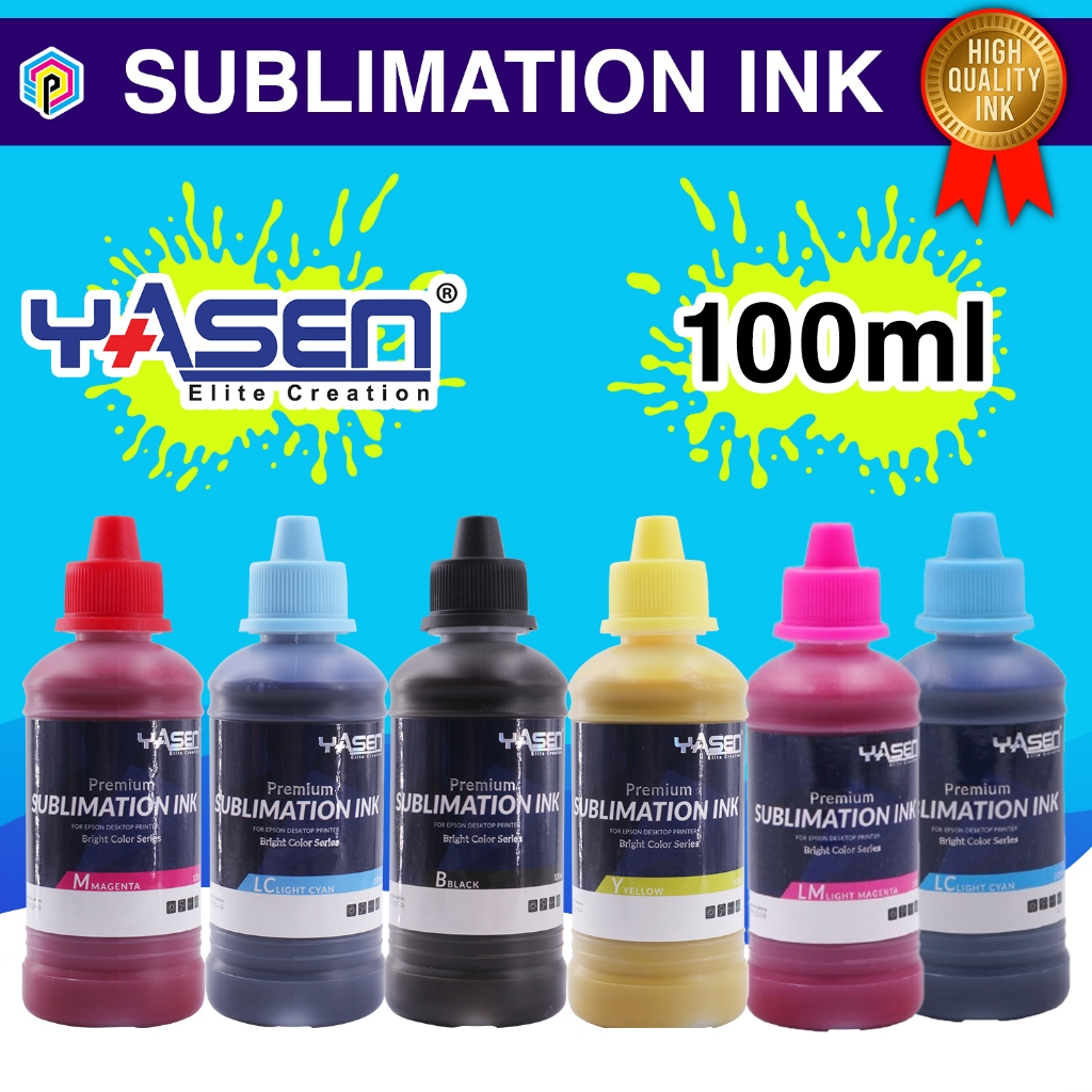 100ml Sublimation Ink Yasen Premium Ink Shopee Philippines