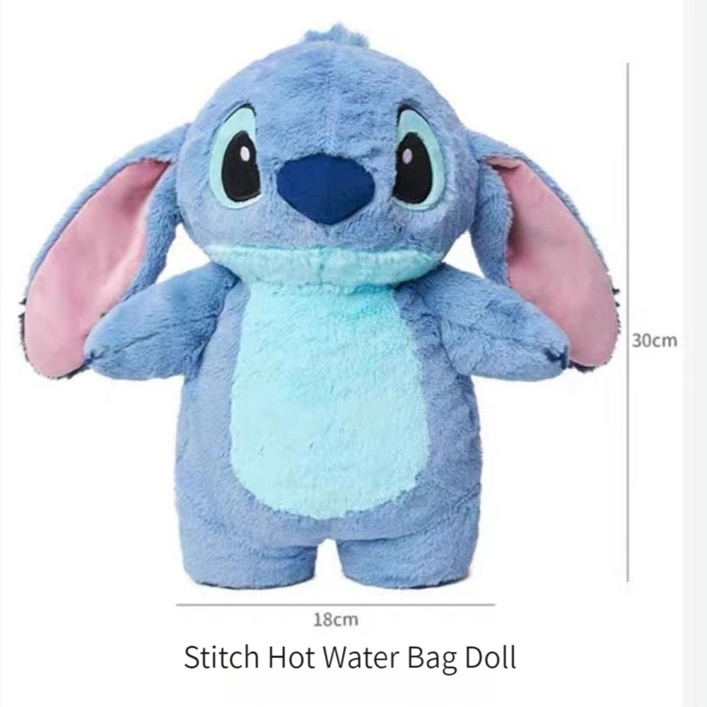 Anime Kawaii Turo Lilo Stitch Plush Hot Water Bottle Winter Women S