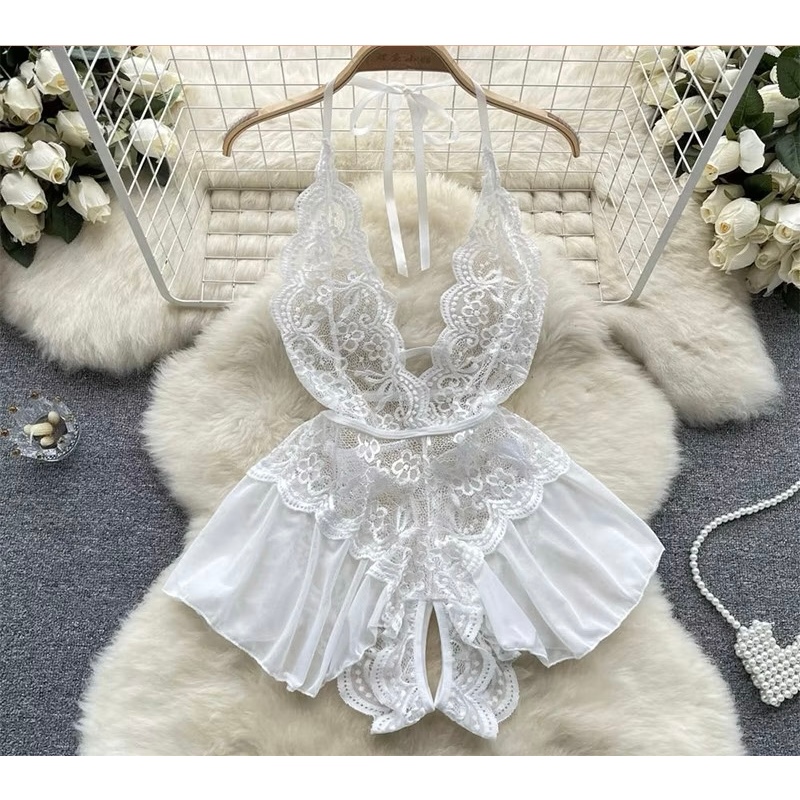 CODSexy Lingerie Sleepwear Silk Lace Nightdress Night Dress Sex