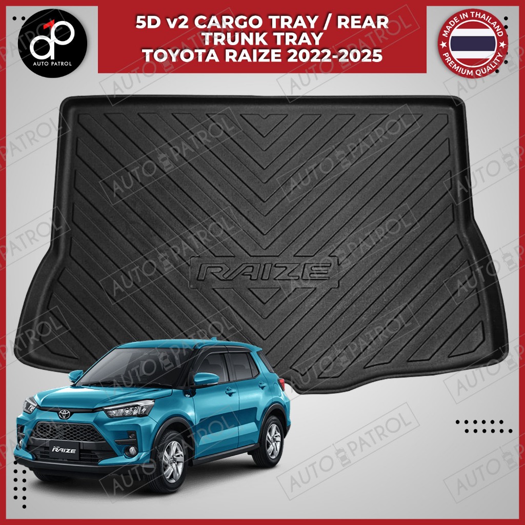 Toyota Raize Rear Trunk Tray Or Cargo Tray V Shopee