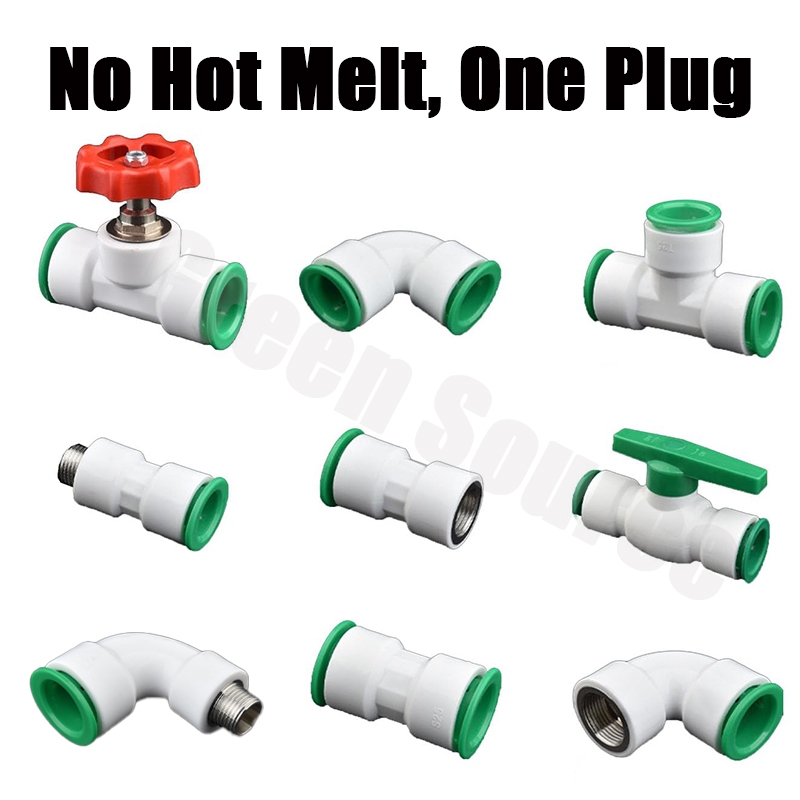 PPR Quick Connector 1 2 Hot Melt Free Hot Cold Water Pipe PPR Fitting Premium Durable
