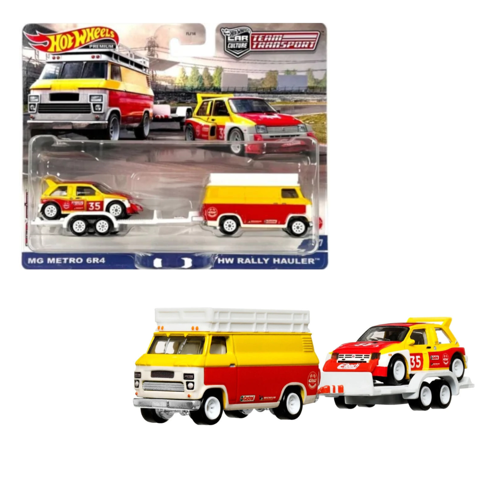 Hot Wheels Premium Scale Team Transport MG Metro R HW Rally