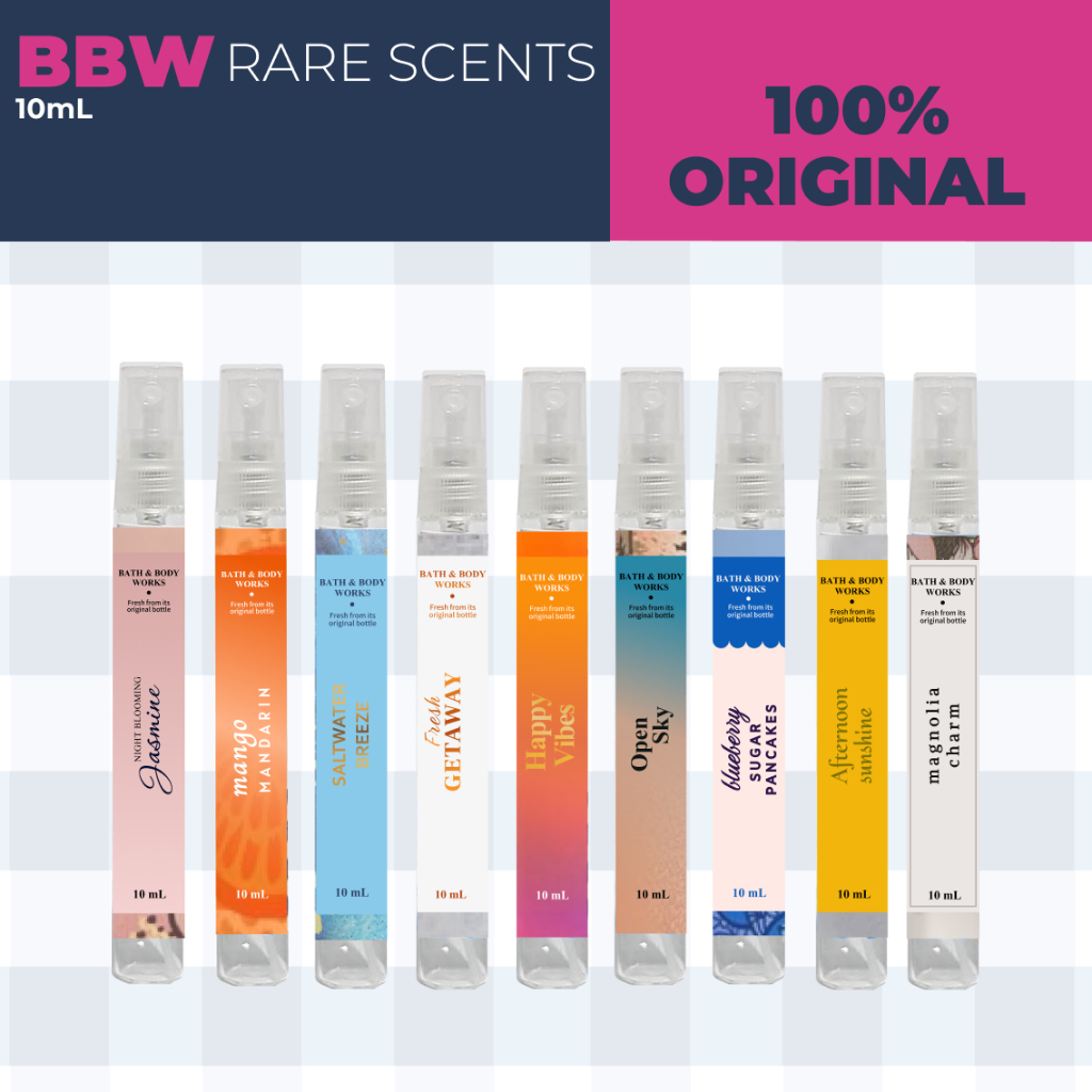 BBW RARE SCENTS 10ml Decant Takal Original Shopee Philippines
